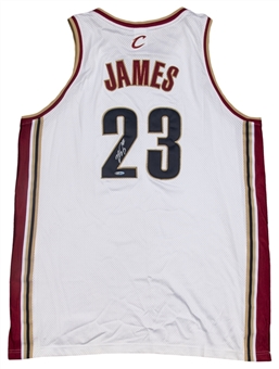 2003 LeBron James Signed Cleveland Cavaliers Home Jersey (UDA)